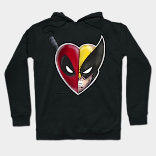 Pool  and Wolvie Besties Hoodie